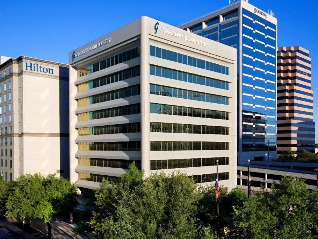 The office building at Preston Center, next door to the Park Cities Hilton